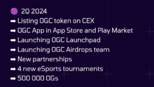 When will OGC token be listed?