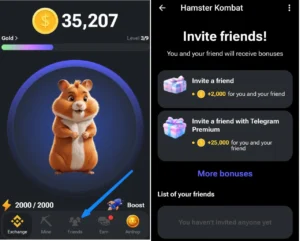 Hamster Kombat referral program 