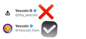 The real yescoin 