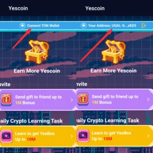 How to connect wallet to Yescoin 