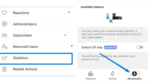 How to check if your telegram channel is eligible for monetization 