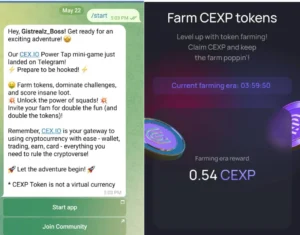 How to get started on cex tap game 