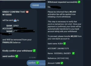 Pamalog bot scam