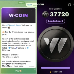 All you need to know about W-Coin telegram mining 