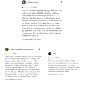 Cex.io exchange playstore reviews 