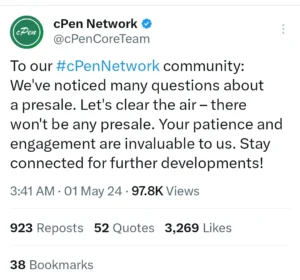 cPen presale 