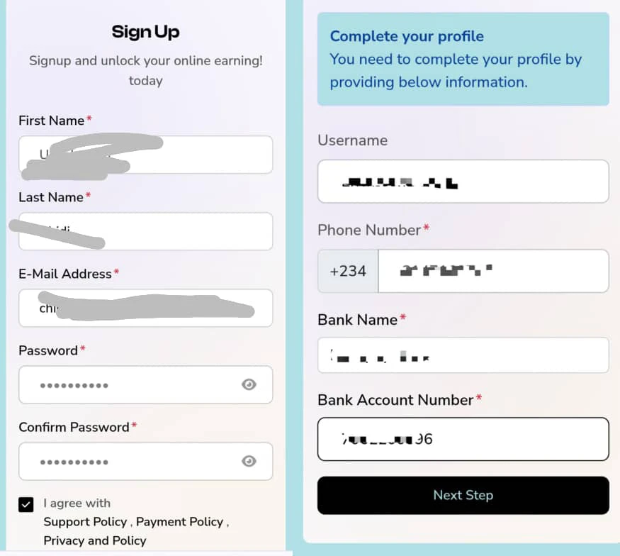 How to create account on Suratap 