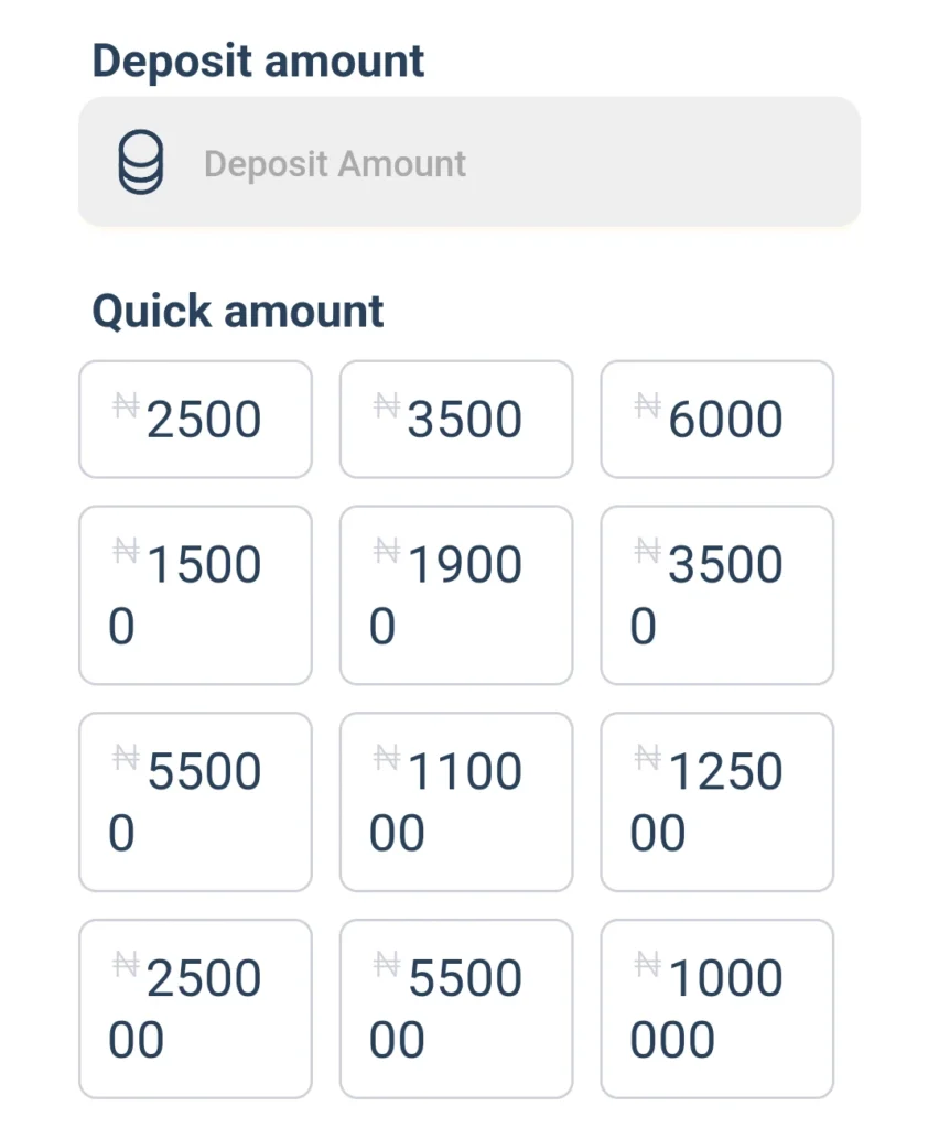 How to deposit 