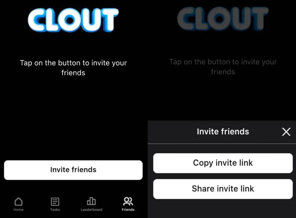 How clout referral program works 