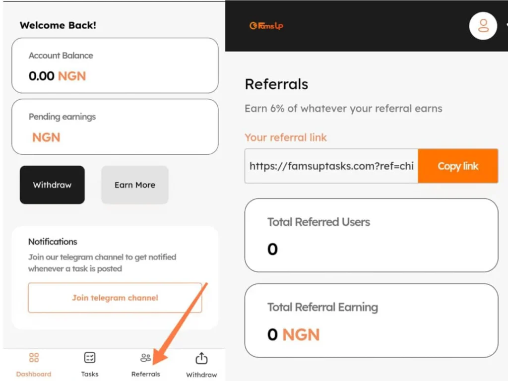 Referral program 