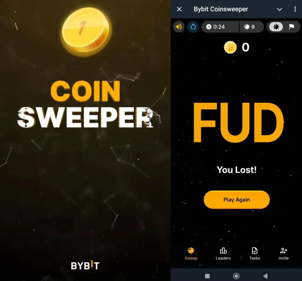 Bybit Coinsweeper review 