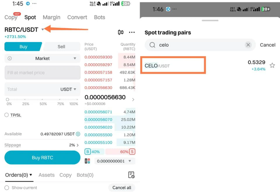 Bitget spot trading 