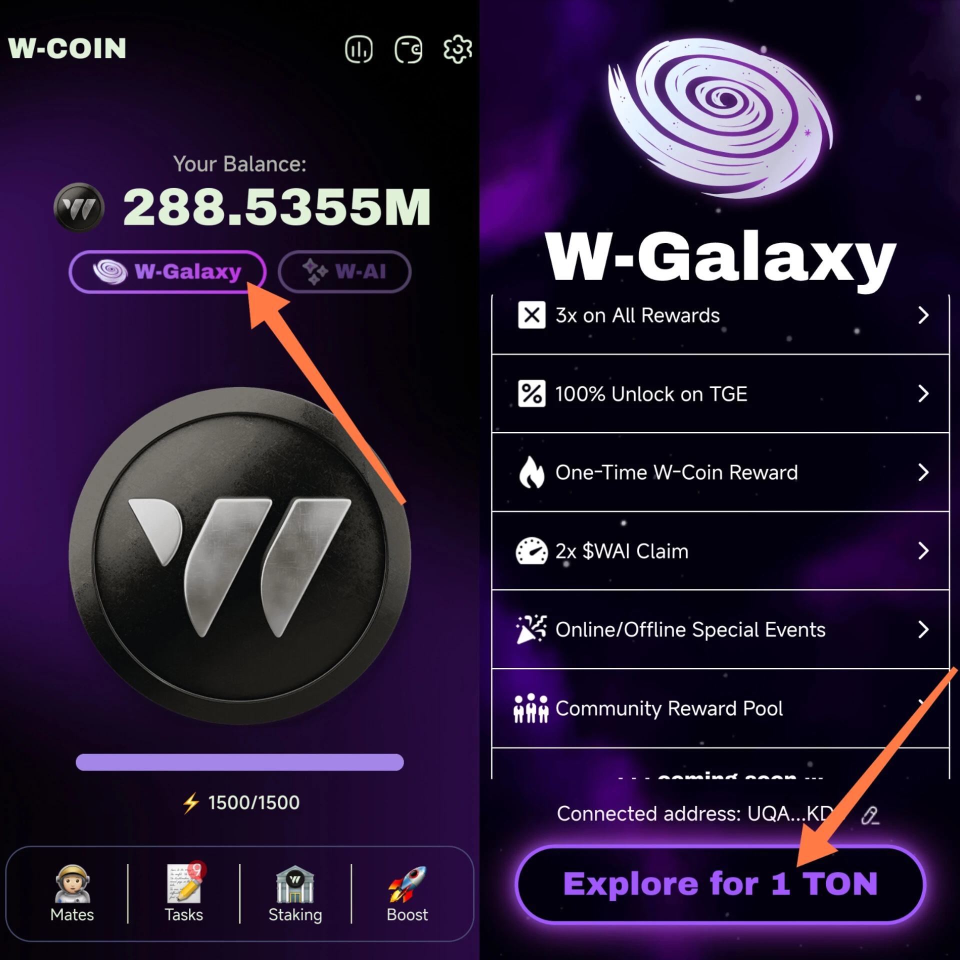 W-coin W-Galaxy