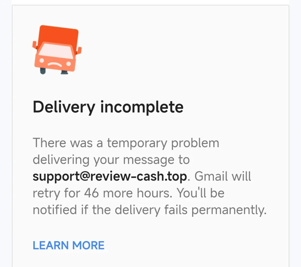 Review-cash invalid support 