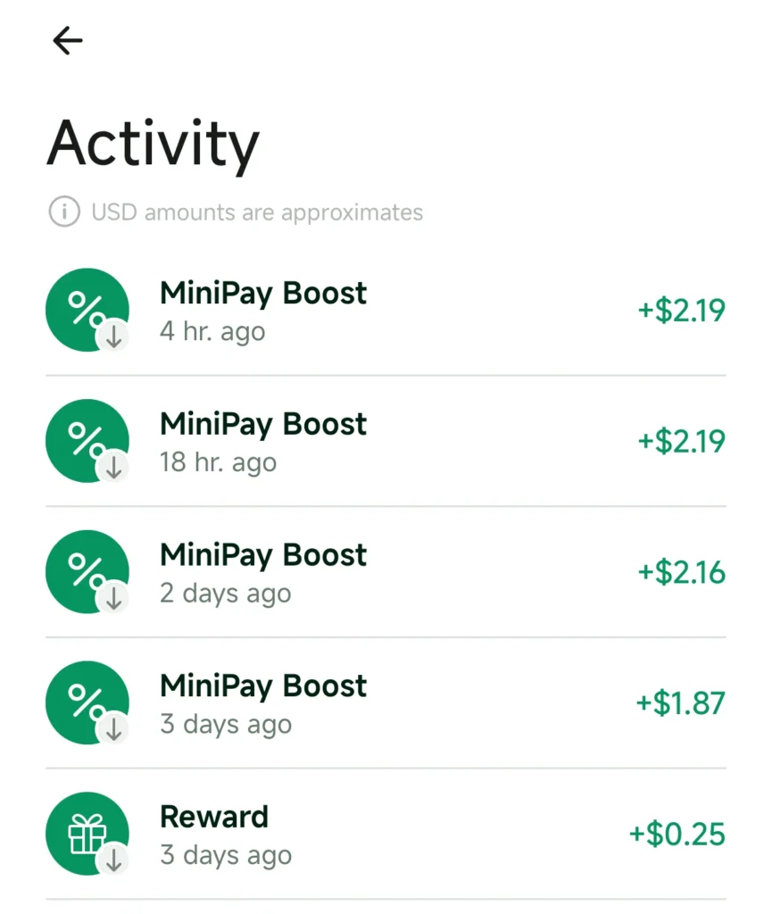 Minipay Boost review 