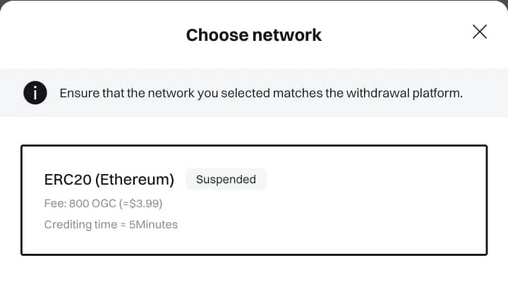 OGC Possible Listing Price 