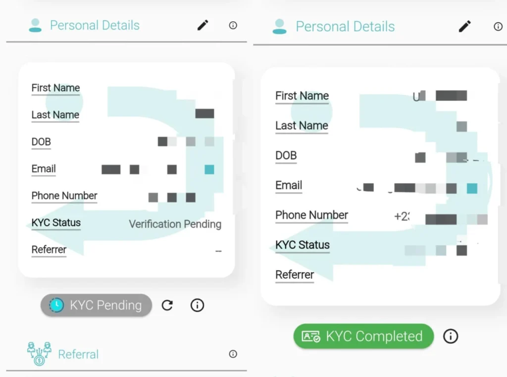 Cash-in KYC 